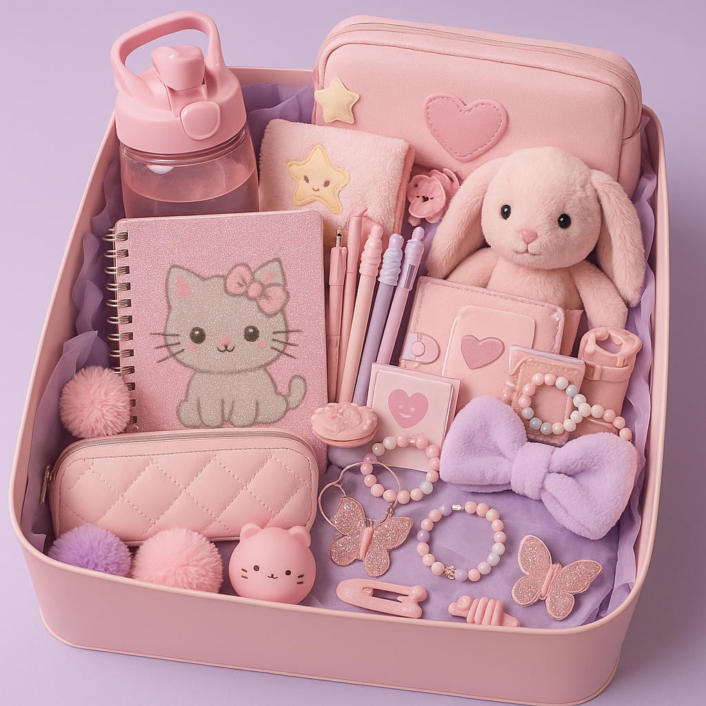 This surprise package is a carefully curated collection of cute and practical items that combine playfulness, functionality, and colorful design. It’s the perfect gift for children and teens, offering a mix of school supplies, fashion accessories, toys, and little surprises that will delight any recipient. The number of items in the surprise package depends on the number of scoops purchased to create the package.